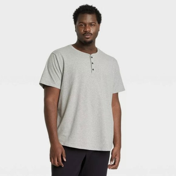 NWT Men's Supima Cotton Short Sleeve Summer T-Shirt - All in Motion Gray L - Picture 1 of 1